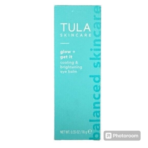 2 x Tula Skincare Glow + Get It Cooling & Brightening Eye Balm 0.35 oz - Picture 1 of 1